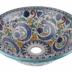 Hafi - Keramik-Waschbecken mit Marokko